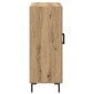 vidaXL Πλαϊνό γραφείο Artisan Oak 69,5 x 34 x 90 εκ.