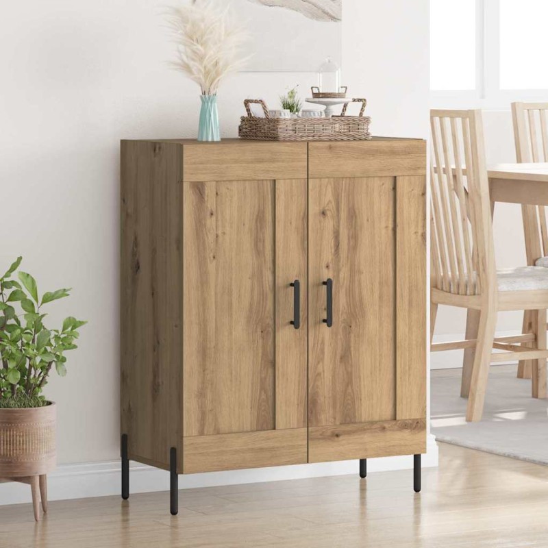 vidaXL Πλαϊνό γραφείο Artisan Oak 69,5 x 34 x 90 εκ.