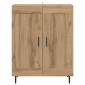 vidaXL Πλαϊνό γραφείο Artisan Oak 69,5 x 34 x 90 εκ.