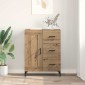 vidaXL Πλαϊνό γραφείο artisan δρυς 69.5 x 34 x 90 εκ.