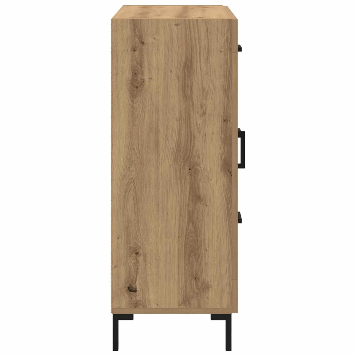 vidaXL Πλαϊνό γραφείο artisan δρυς 69.5 x 34 x 90 εκ.