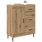 vidaXL Πλαϊνό γραφείο Artisan Oak 69,5 x 34 x 90 εκ.