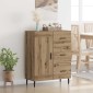 vidaXL Πλαϊνό γραφείο Artisan Oak 69,5 x 34 x 90 εκ.