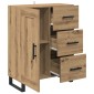 vidaXL Πλαϊνό γραφείο Artisan Oak 69,5 x 34 x 90 εκ.