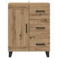 vidaXL Πλαϊνό γραφείο Artisan Oak 69,5 x 34 x 90 εκ.