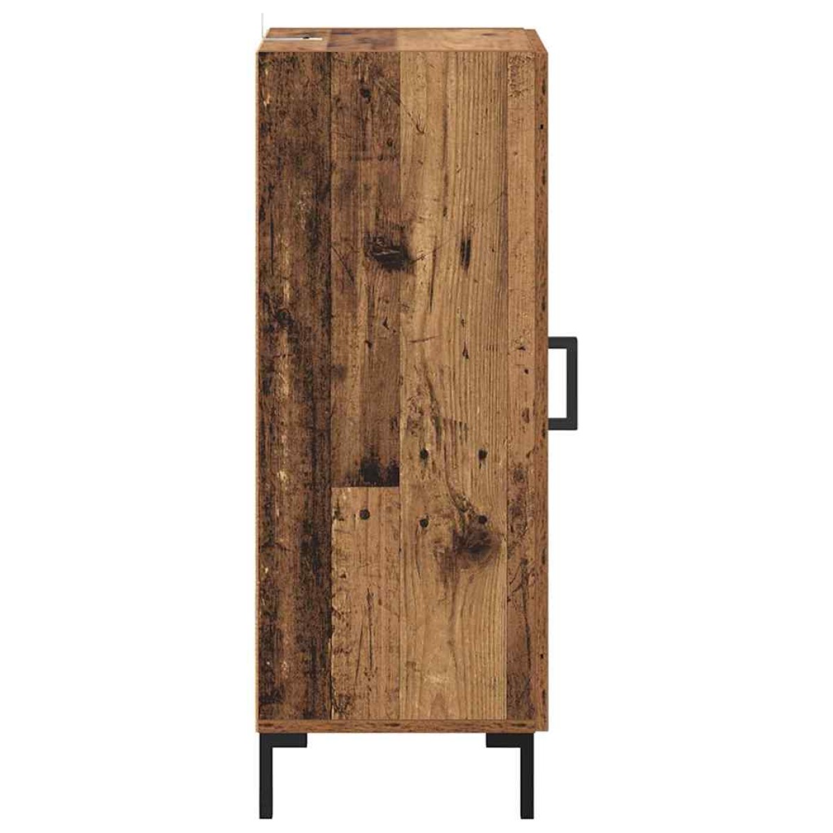 vidaXL Πλαϊνό γραφείο Olden Παλιό Ξύλο 34,5 x 34 x 90 εκ.