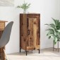 vidaXL Πλαϊνό γραφείο Olden Παλιό Ξύλο 34,5 x 34 x 90 εκ.