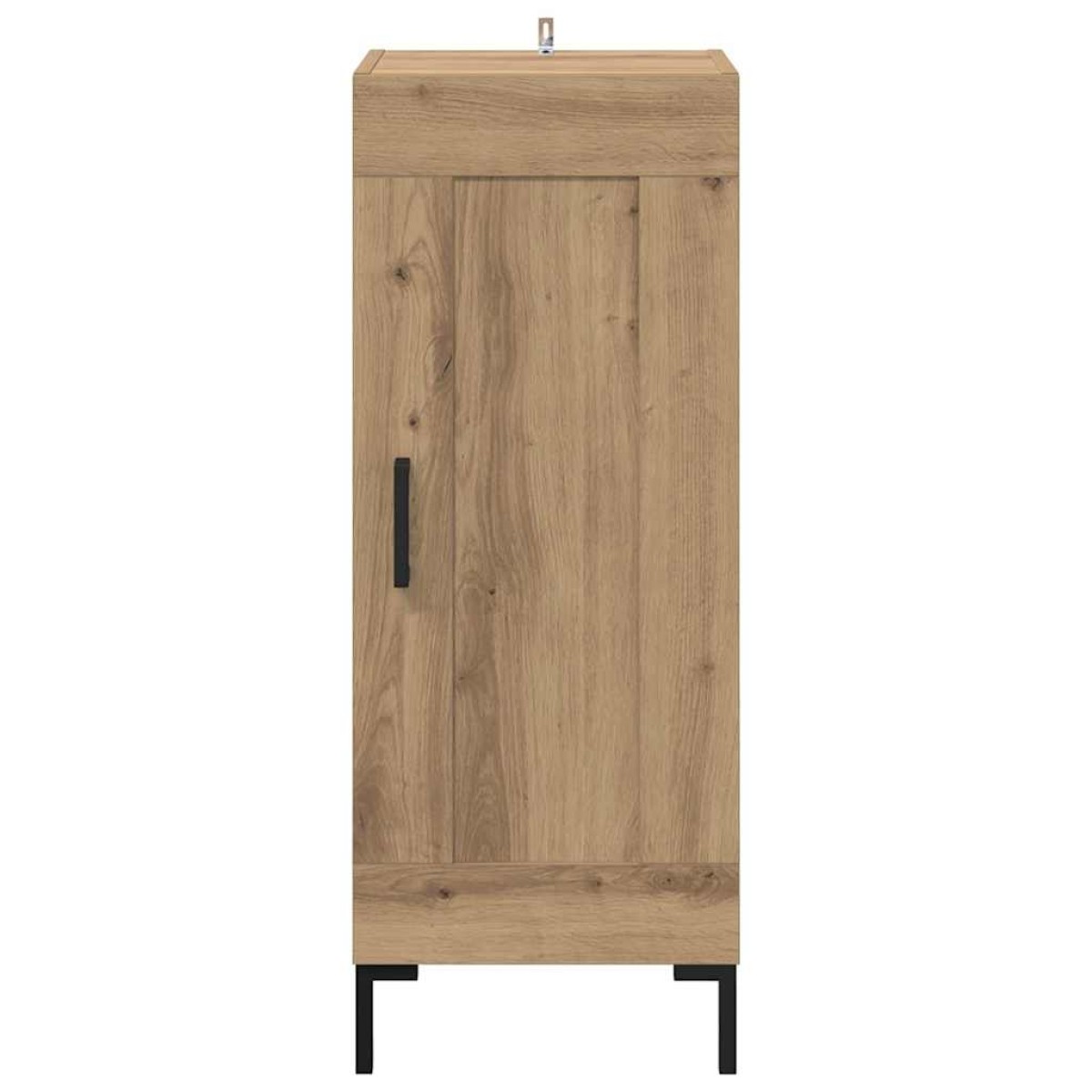 vidaXL Πλαϊνό γραφείο Olden Artisan Oak 34,5 x 34 x 90 εκ.