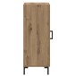 vidaXL Πλαϊνό γραφείο Olden Artisan Oak 34,5 x 34 x 90 εκ.