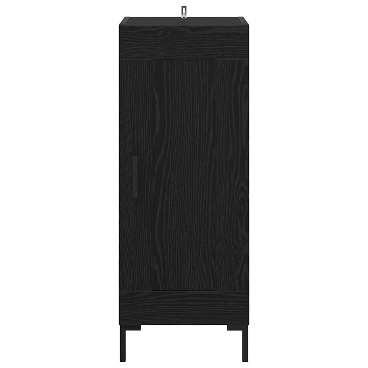 vidaXL Πλαϊνό γραφείο Olden Μαύρη Οξυά 34,5 x 34 x 90 εκ.