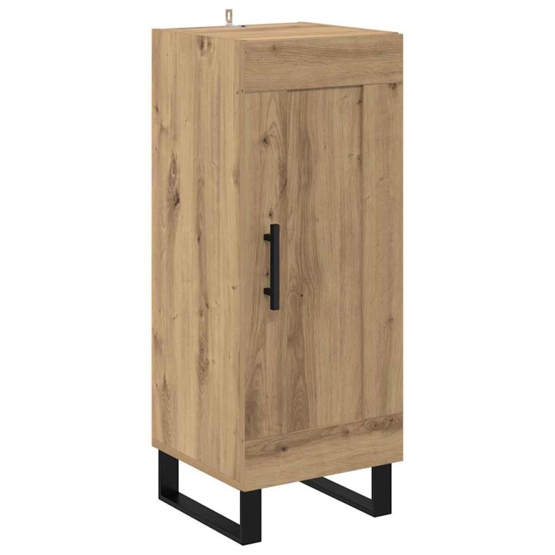 vidaXL Πλαϊνό γραφείο Artisan Oak 34,5 x 34 x 90 εκ.