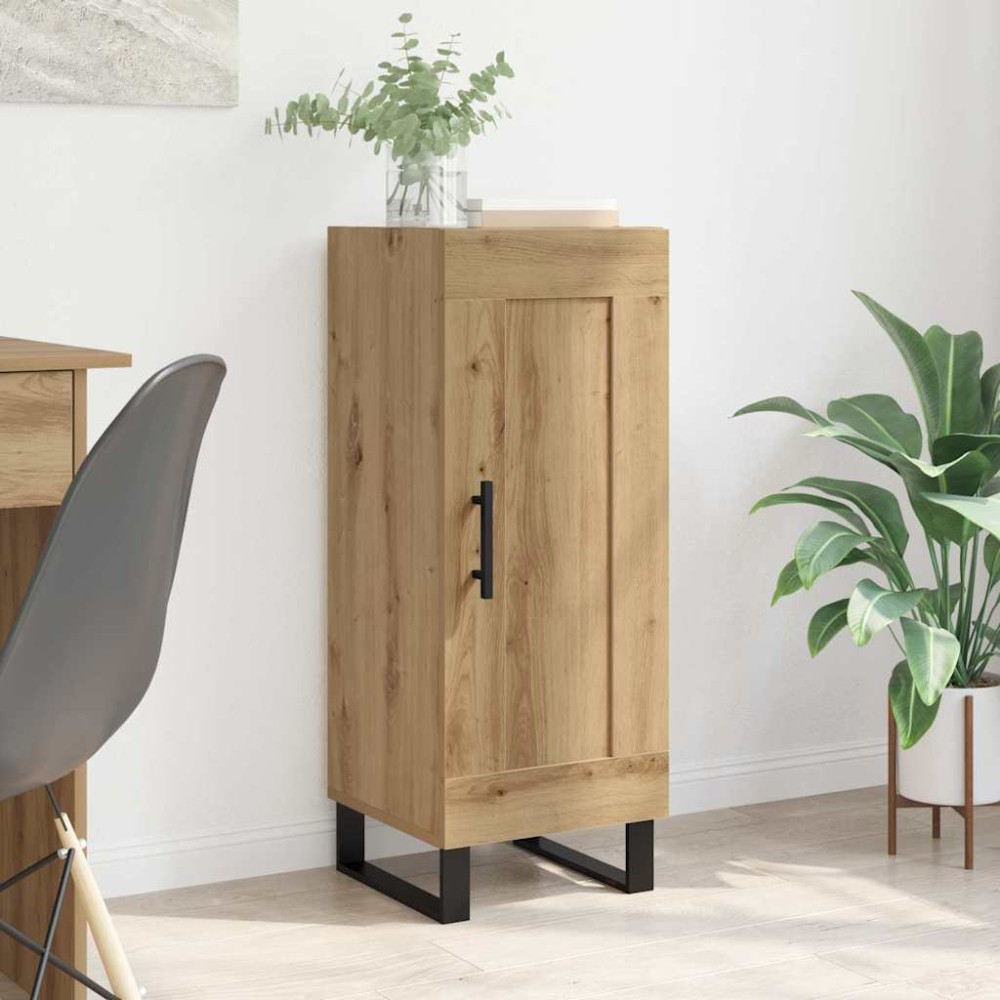 vidaXL Πλαϊνό γραφείο Artisan Oak 34,5 x 34 x 90 εκ.