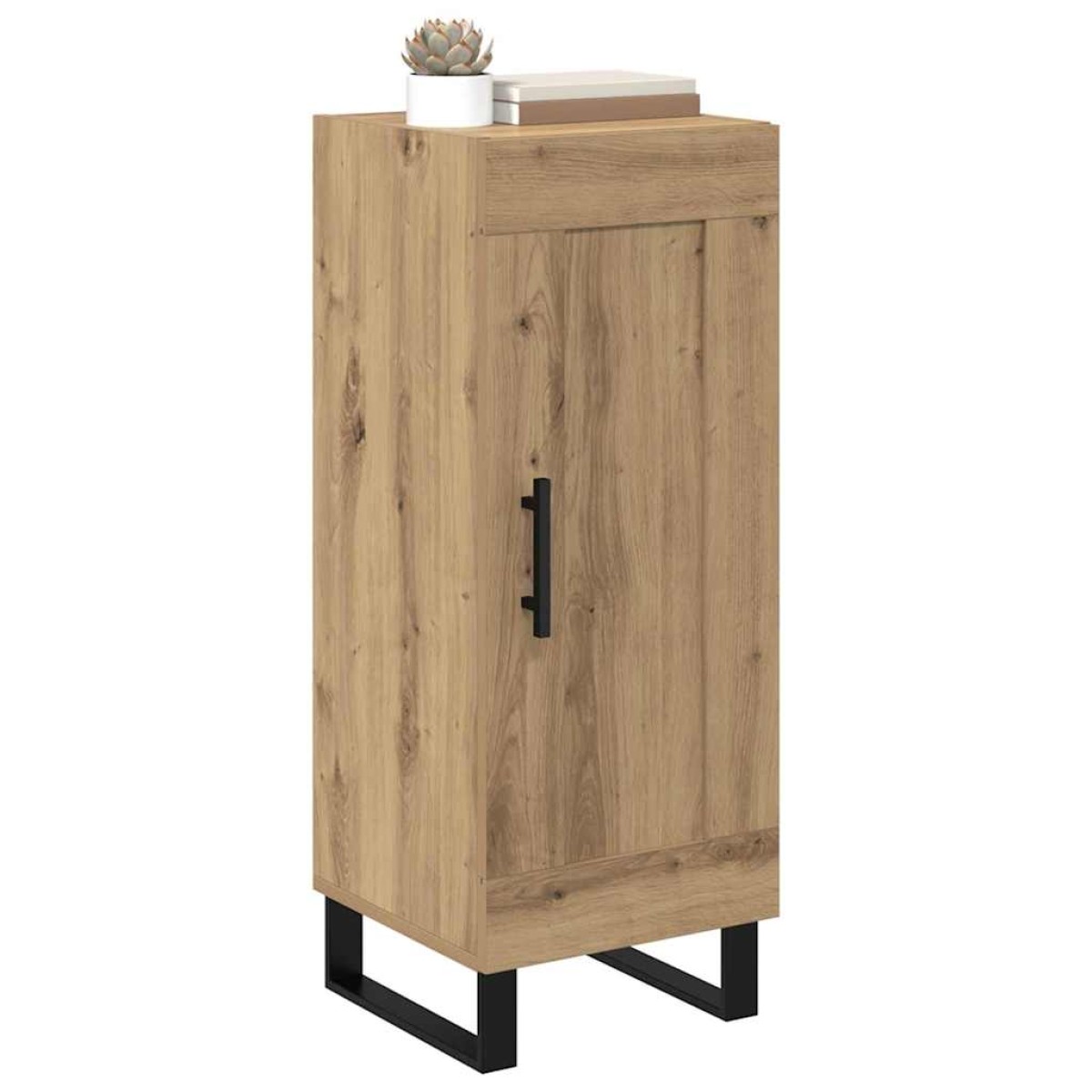 vidaXL Πλαϊνό γραφείο Artisan Oak 34,5 x 34 x 90 εκ.