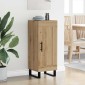 vidaXL Πλαϊνό γραφείο Artisan Oak 34,5 x 34 x 90 εκ.