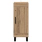 vidaXL Πλαϊνό γραφείο Artisan Oak 34,5 x 34 x 90 εκ.