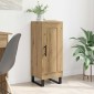 vidaXL Πλαϊνό γραφείο Artisan Oak 34,5 x 34 x 90 εκ.