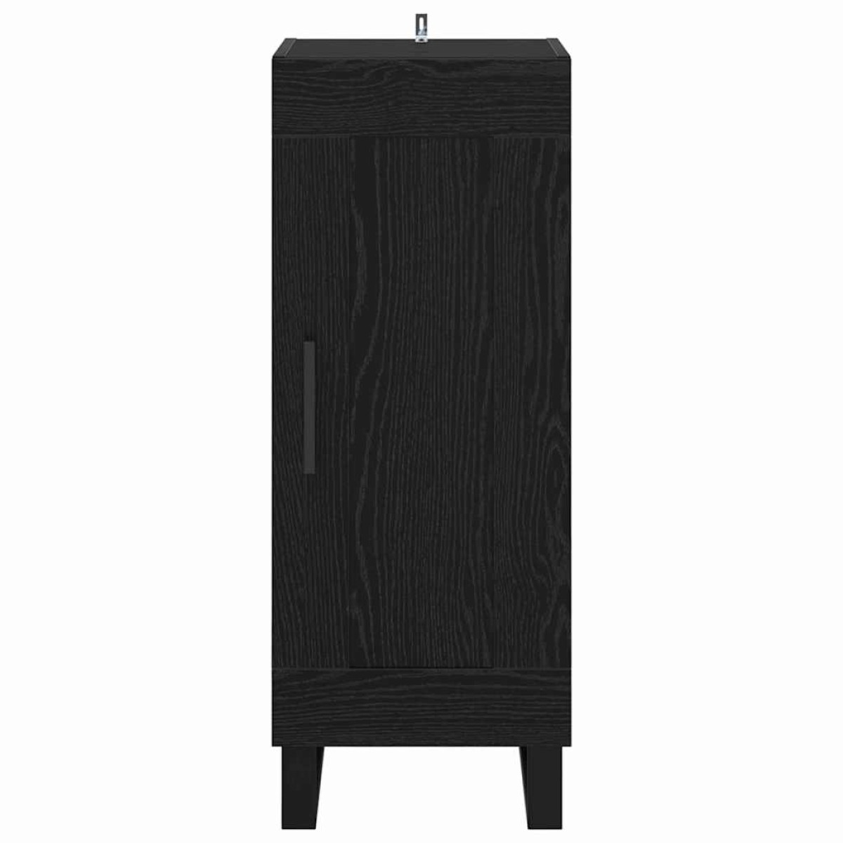 vidaXL Πλαϊνό γραφείο Μαύρη Οξυά 34,5 x 34 x 90 εκ.