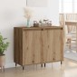 vidaXL Πλαϊνό γραφείο 2 τμχ. Artisan Oak 40 x 35 x 70 εκ.