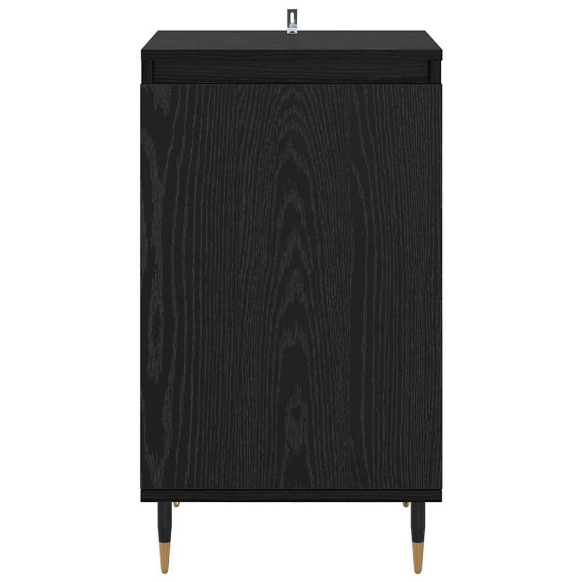 vidaXL Πλαϊνό γραφείο 2 τμχ. Μαύρη Οξυά 40 x 35 x 70 εκ.