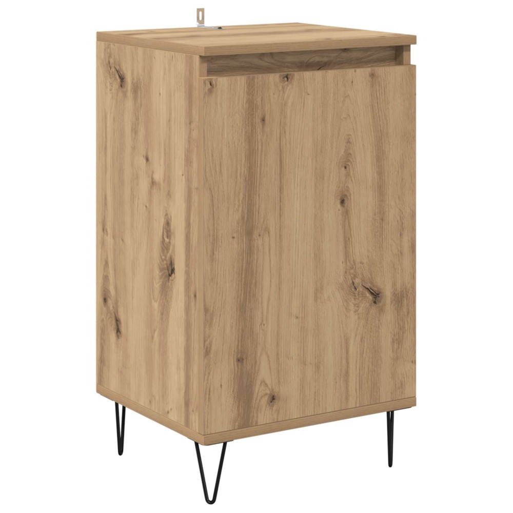 vidaXL Πλαϊνό γραφείο Artisan Oak 40 x 35 x 70 εκ. Επεξεργασμένο Ξύλο