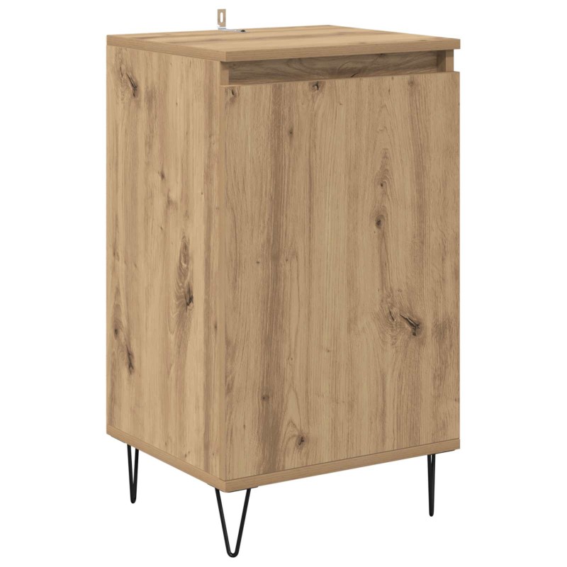 vidaXL Πλαϊνό γραφείο Artisan Oak 40 x 35 x 70 εκ. Επεξεργασμένο Ξύλο