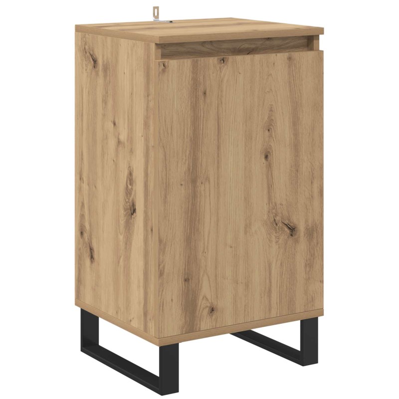 vidaXL Πλαϊνό γραφείο Artisan Oak 40 x 35 x 70 εκ. Επεξεργασμένο Ξύλο