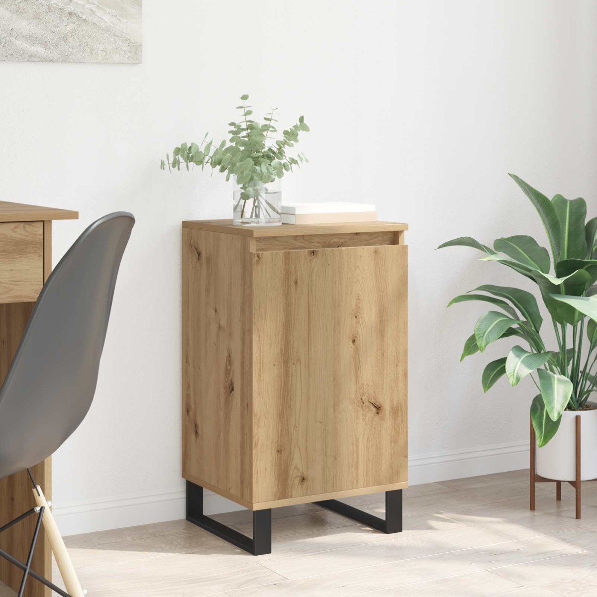 vidaXL Πλαϊνό γραφείο Artisan Oak 40 x 35 x 70 εκ. Επεξεργασμένο Ξύλο