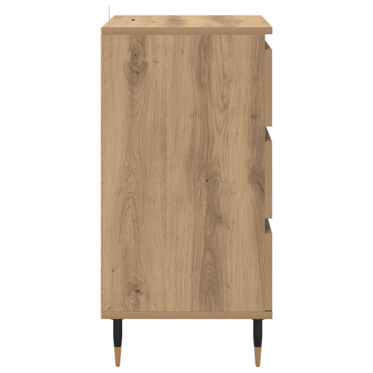 vidaXL Πλαϊνό γραφείο artisan δρυς 35 x 40 x 70 εκ. Επεξεργασμένο Ξύλο