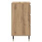 vidaXL Πλαϊνό γραφείο artisan δρυς 35 x 40 x 70 εκ. Επεξεργασμένο Ξύλο
