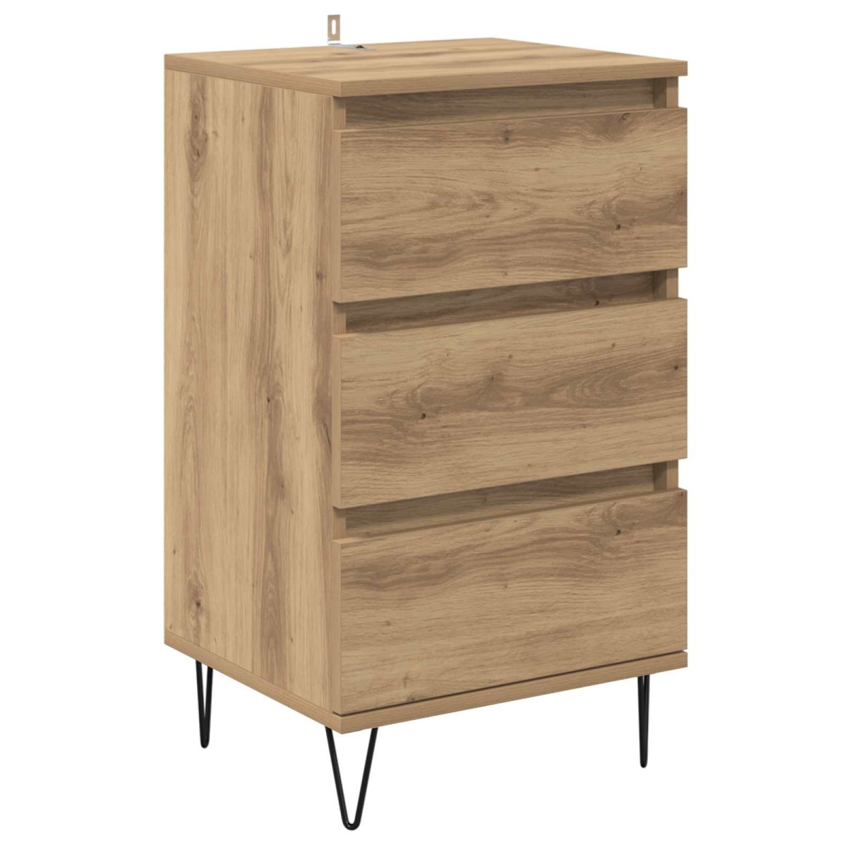 vidaXL Πλαϊνό γραφείο Artisan Oak 40 x 35 x 70 εκ.