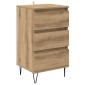 vidaXL Πλαϊνό γραφείο Artisan Oak 40 x 35 x 70 εκ.