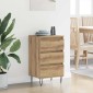 vidaXL Πλαϊνό γραφείο Artisan Oak 40 x 35 x 70 εκ.
