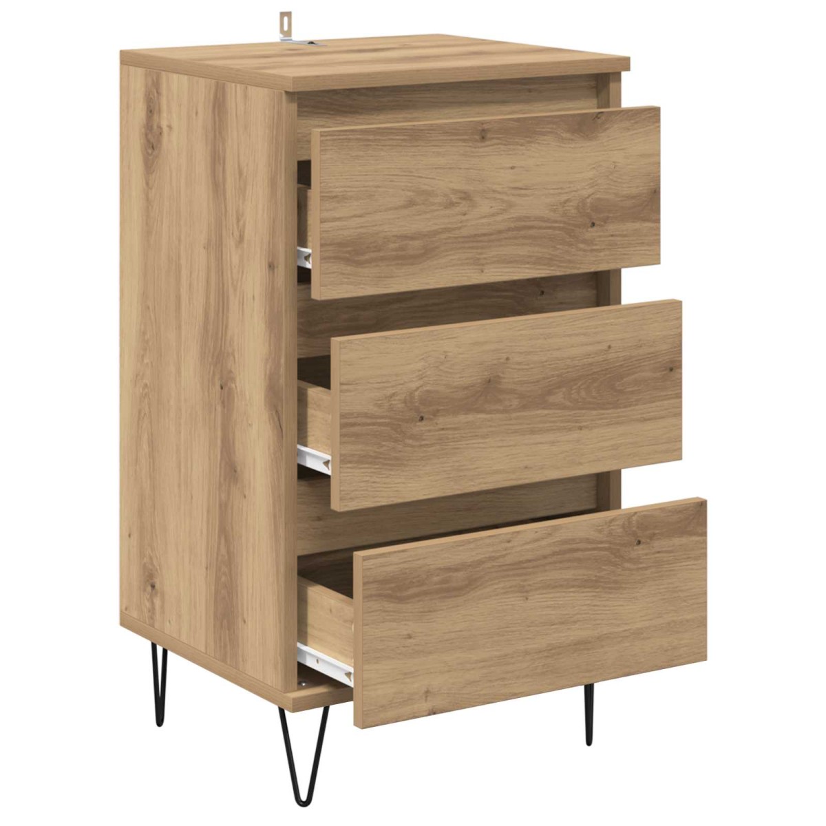 vidaXL Πλαϊνό γραφείο Artisan Oak 40 x 35 x 70 εκ.