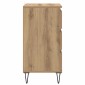 vidaXL Πλαϊνό γραφείο Artisan Oak 40 x 35 x 70 εκ.