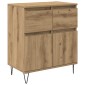 vidaXL Πλαϊνό γραφείο Artisan Oak 60 x 35 x 70 cm