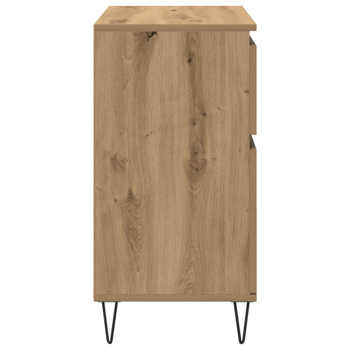 vidaXL Πλαϊνό γραφείο Artisan Oak 60 x 35 x 70 cm