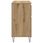 vidaXL Πλαϊνό γραφείο Artisan Oak 60 x 35 x 70 cm