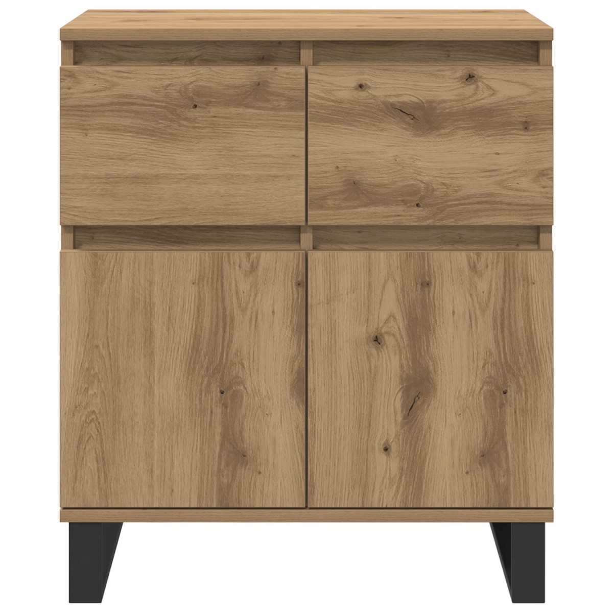 vidaXL Πλαϊνό γραφείο Artisan Oak 60 x 35 x 70 cm
