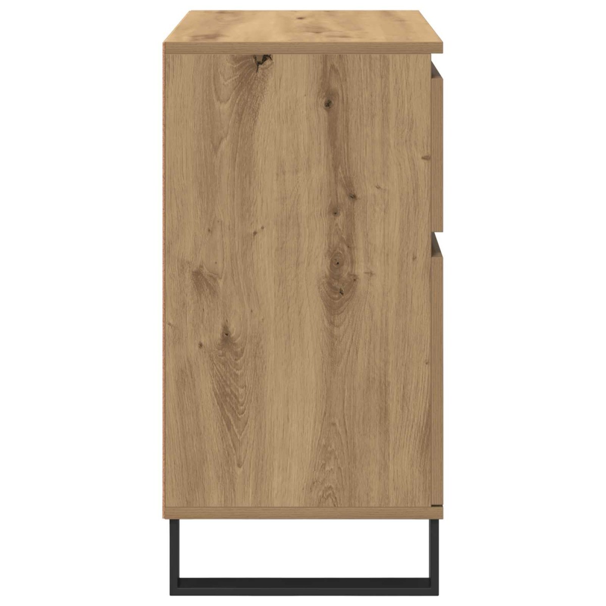 vidaXL Πλαϊνό γραφείο Artisan Oak 60 x 35 x 70 cm