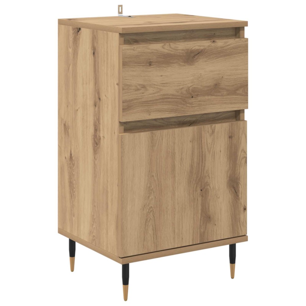 vidaXL Πλαϊνό γραφείο Artisan Oak 40 x 35 x 70 εκ.