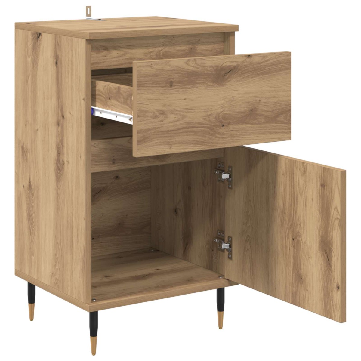 vidaXL Πλαϊνό γραφείο Artisan Oak 40 x 35 x 70 εκ.