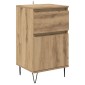 vidaXL Πλαϊνό γραφείο artisan δρυς 35 x 40 x 70 εκ. Επεξεργασμένο Ξύλο