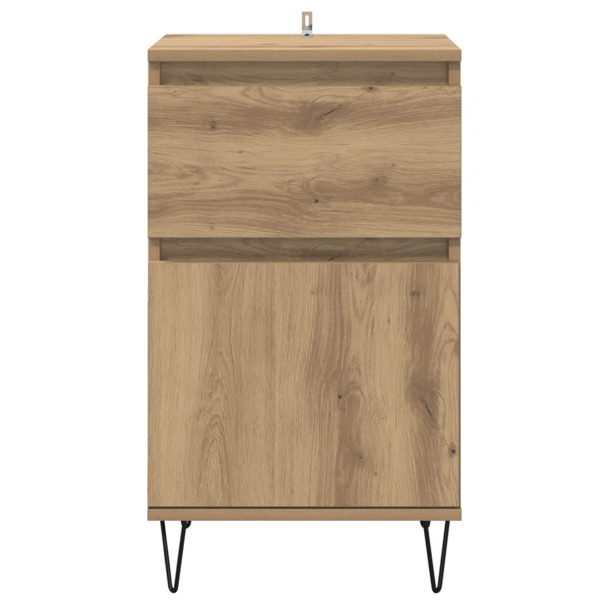 vidaXL Πλαϊνό γραφείο artisan δρυς 35 x 40 x 70 εκ. Επεξεργασμένο Ξύλο