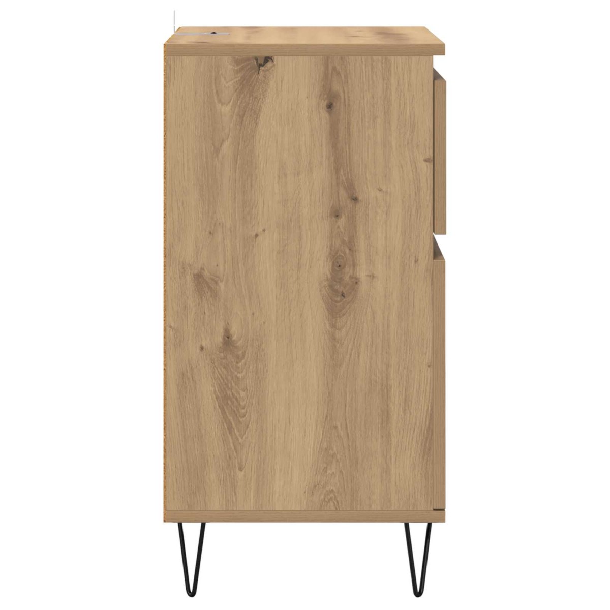 vidaXL Πλαϊνό γραφείο artisan δρυς 35 x 40 x 70 εκ. Επεξεργασμένο Ξύλο