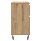 vidaXL Πλαϊνό γραφείο artisan δρυς 35 x 40 x 70 εκ. Επεξεργασμένο Ξύλο