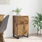 vidaXL Πλαϊνό γραφείο Παλαιό ξύλο 35 x 40 x 70 εκ. Επεξεργασμένο Ξύλο