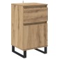 vidaXL Πλαϊνό γραφείο artisan δρυς 35 x 40 x 70 εκ. Επεξεργασμένο Ξύλο