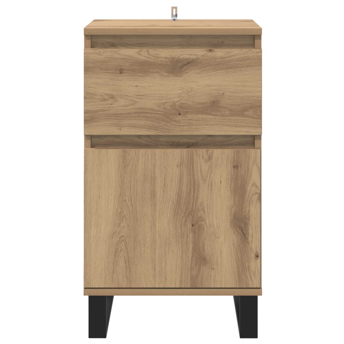 vidaXL Πλαϊνό γραφείο artisan δρυς 35 x 40 x 70 εκ. Επεξεργασμένο Ξύλο