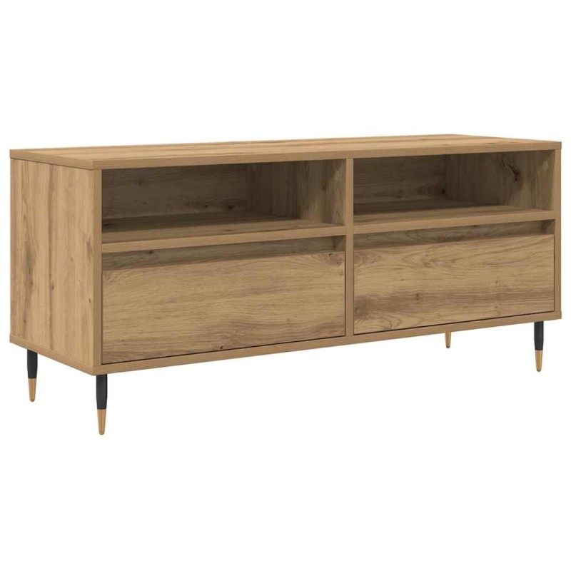 vidaXL Ντουλάπι TV 100 x 34,5 x 44,5 εκ. Artisan Oak
