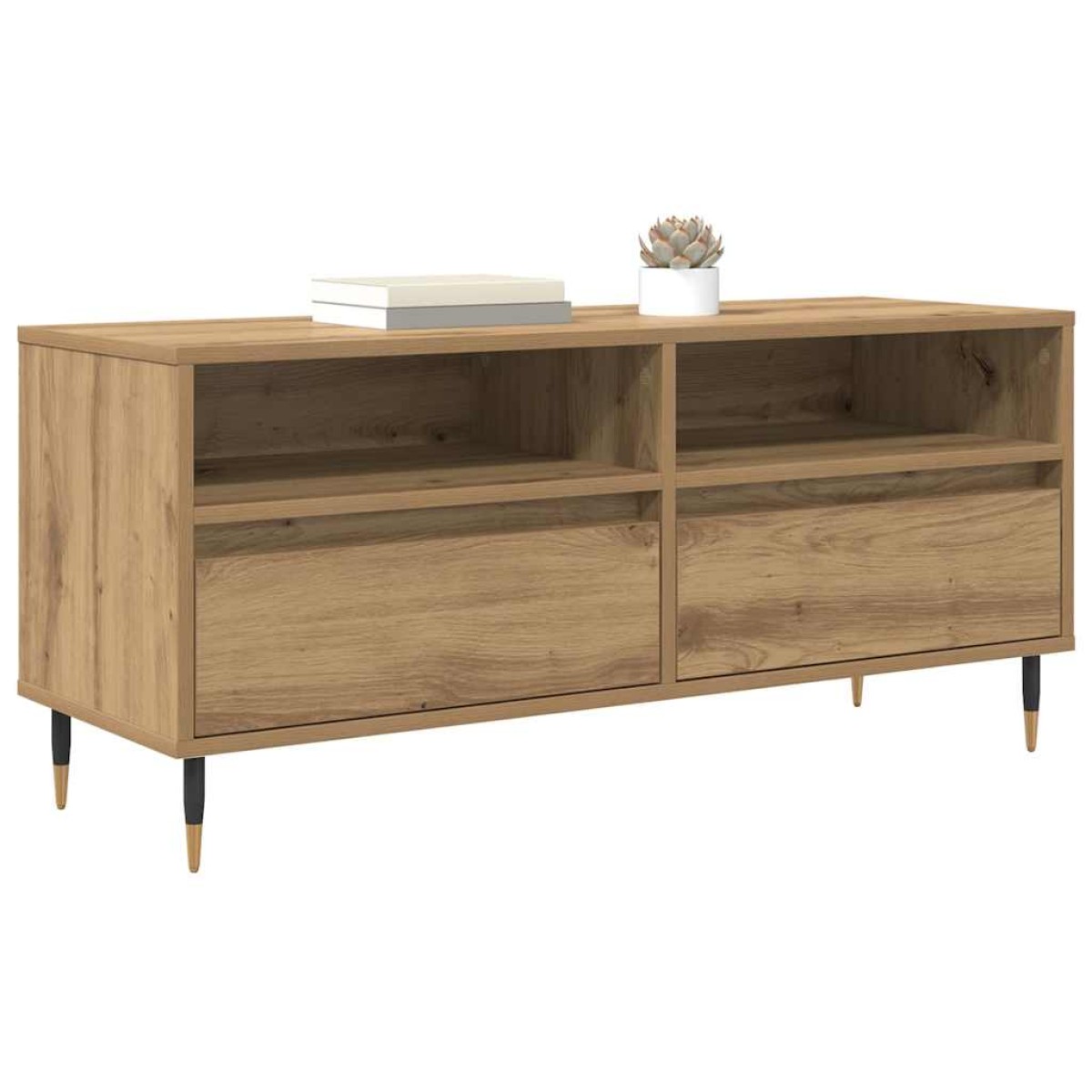 vidaXL Ντουλάπι TV 100 x 34,5 x 44,5 εκ. Artisan Oak